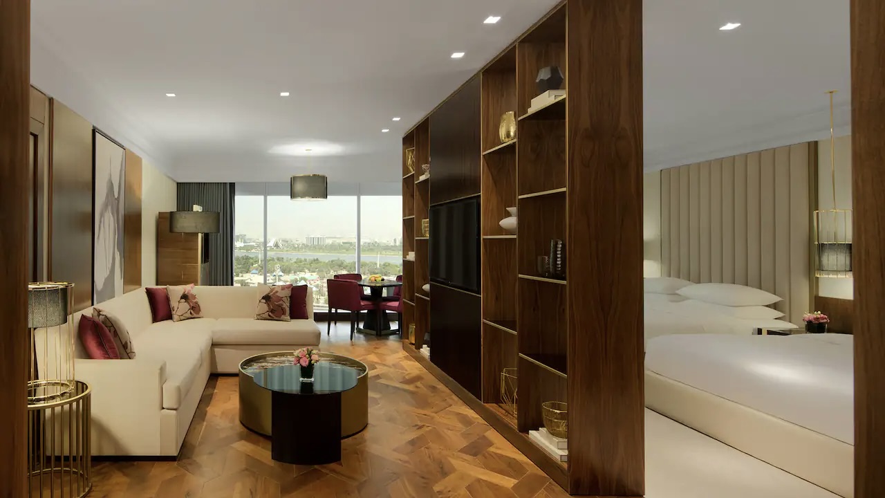 Grand-Hyatt-Dubai large suite with city view